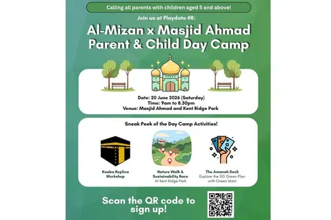 Kem sehari anjuran Al-Mizan Singapura bersama Masjid Ahmad memberi kanak-kanak pendedahan awal tentang pentingnya kemampanan serta nilai murni di sebalik usaha tersebut.
