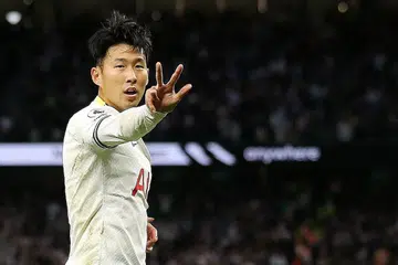 GOl! GOL! GOL!: Penyerang Tottenham Hotspur Son Heung-min membuktikan kemarau gol bukan bererti beliau hilang skil dan bakat. - Foto AFP 