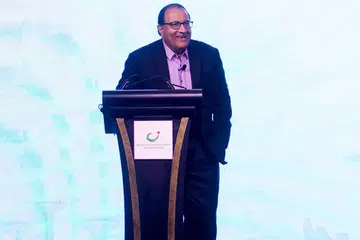 BERI KOMITMEN: Encik Iswaran beri komitmen pemerintah terhadap pelan jangka panjang untuk melabur dalam R&D teknologi digital. - Foto MCI
