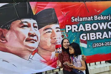 Presiden Prabowo Subianto and Naib Presiden Gibran Rakabuming Raka 