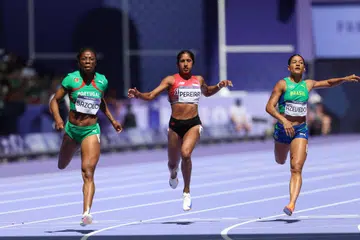 Shanti Pereira berada di kedudukan terakhir dan gagal layak ke separuh akhir acara 200 meter pada 5 Ogos.