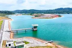 Empangan Seluyut, Kota Tinggi, kemarau