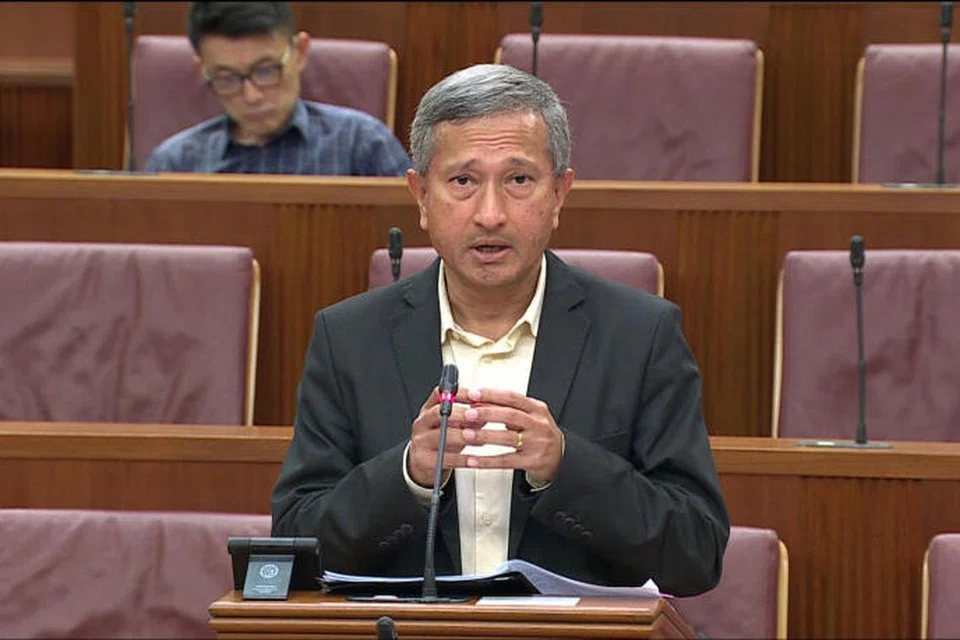 Menteri Ehwal Luar, Dr Vivian Balakrishnan, berkata Singapura sedia mengiktiraf Palestin sebagai sebuah negara pada masa yang sesuai.