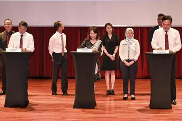 TANDATANGANI PERJANJIAN: Dua Memorandum Persefahaman (MOU) ditandatangani antara Institut Pendidikan Teknikal (ITE) dan Exercise is Medicine Singapore (EIMS), serta antara ITE dan Hospital Wanita dan Kanak-Kanak KK (KKH), pada Rabu di Kolej ITE Barat yang dihadiri Setiausaha Parlimen Kanan (Kesihatan merangkap Undang-Undang), Cik Rahayu Mahzam. 