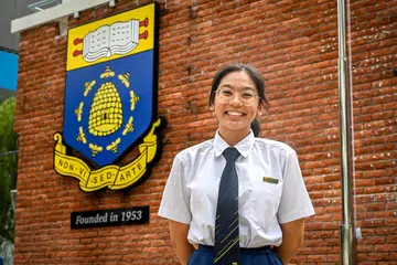 MASUK POLITEKNIK: Eliza Puteri Md Fhaizar telah diterima masuk mengikuti Program Media Asas di Politeknik Ngee Ann (NP) menerusi Pendaftaran Kemasukan Awal (EAE).