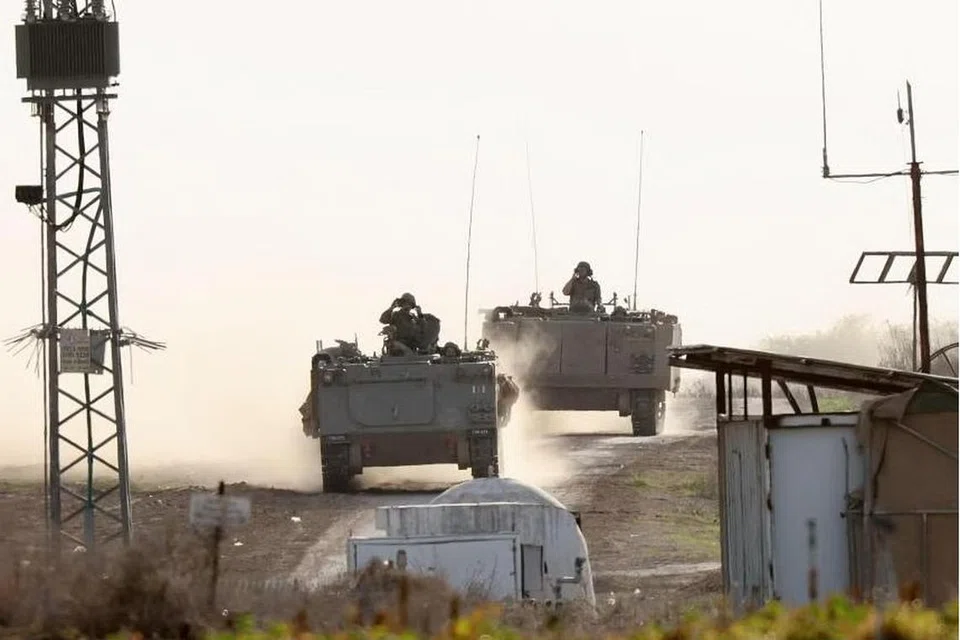 MARA: Kenderaan berperisai tentera Israel mara berhampiran sempadan Jaluran Gaza pada 9 Disember dan tindakan itu meningkatkan tekanan ke atas rakyat Palestin. 