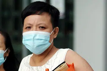 DIHADAPKAN KE MAHKAMAH: Lin Si Ting, 42 tahun, telah diberkas pada 24 April lalu selepas polis menjalankan siasatan. 