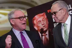 Senat AS, kuasa perang, Iran, Tim Kaine, Chuck Schumer