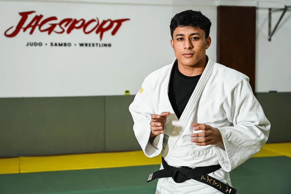 Atlet gusti Aryan Azman, judo. 