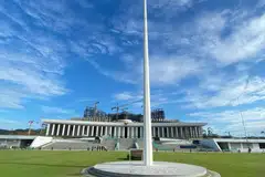 Pembinaan Istana Presiden di Ibu Kota Nusantara berjalan mengikut yang dirancang. Ia dijangka siap pada Julai supaya Istana boleh digunakan untuk Hari Kemerdekaan Indonesia ke-79 pada 17 Ogos.