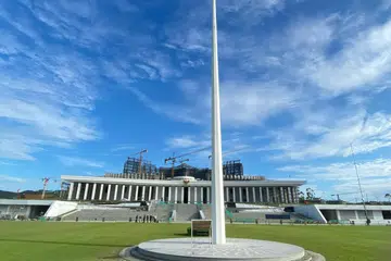 Pembinaan Istana Presiden di Ibu Kota Nusantara berjalan mengikut yang dirancang. Ia dijangka siap pada Julai supaya Istana boleh digunakan untuk Hari Kemerdekaan Indonesia ke-79 pada 17 Ogos.
