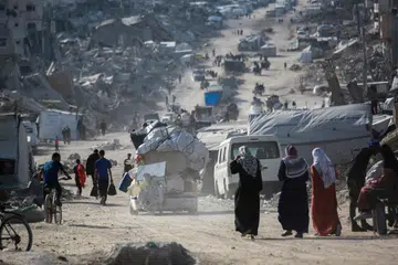 pindah, penduduk palestin, gaza