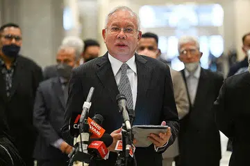 NAJIB TUN RAZAK: Kekal di Penjara Kajang dan pilihan terakhirnya untuk dibebaskan ialah menerusi pengampunan diraja daripada Yang di-Pertuan Agong. - Foto AFP