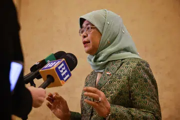 PENGALAMAN BERMAKNA: Presiden Halimah Yacob berkata  perjalanan beliau sebagai Presiden selama enam tahun amat bermakna dan luar biasa.