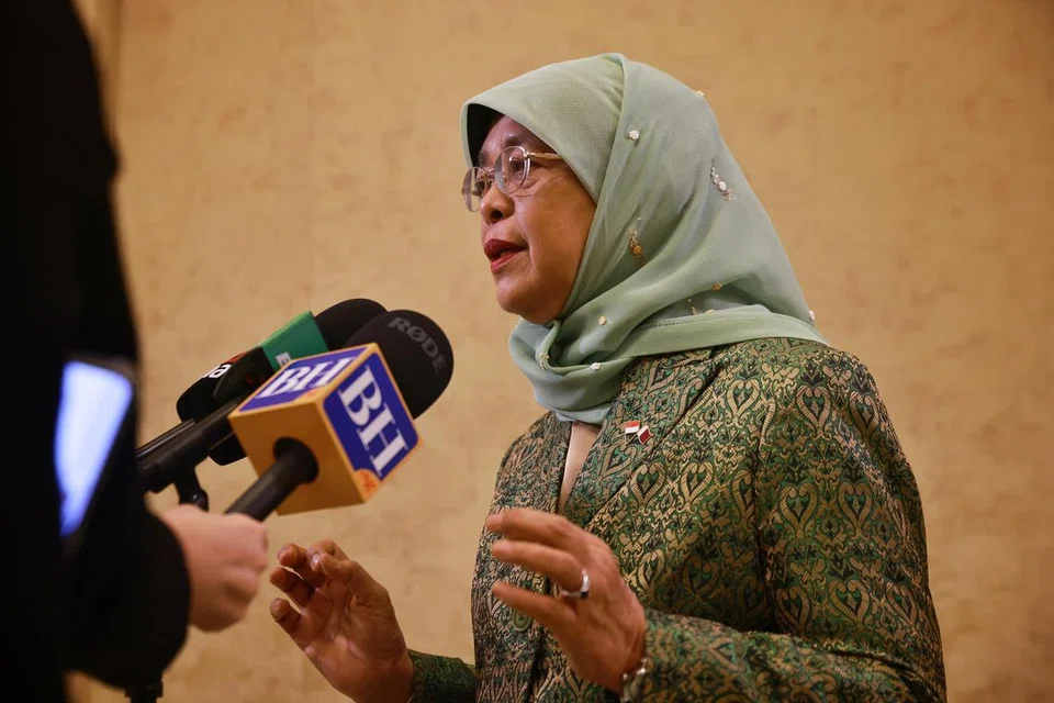 PENGALAMAN BERMAKNA: Presiden Halimah Yacob berkata  perjalanan beliau sebagai Presiden selama enam tahun amat bermakna dan luar biasa.