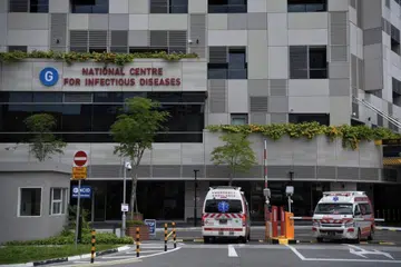 DIRAWAT: Beberapa kes koronavirus kini dirawat di NCID di Hospital Tan Tock Seng.