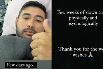 DIJANGKITI KORONAVIRUS: Tunku Ismail berkongsi keadaan kesihatan menerusi status Insta Story milik baginda hari ini. - Foto