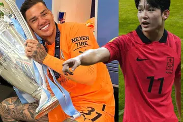 Ederson (kiri) mungkin akan mengucapkan selamat tinggal kepada Liga Perdana England manakala Yang Min-hyuk pula akan memulakan kerjayanya di England. 