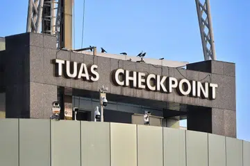 Kemalangan itu berlaku di Pusat Pemeriksaan Tuas pada 24 Mac. - 