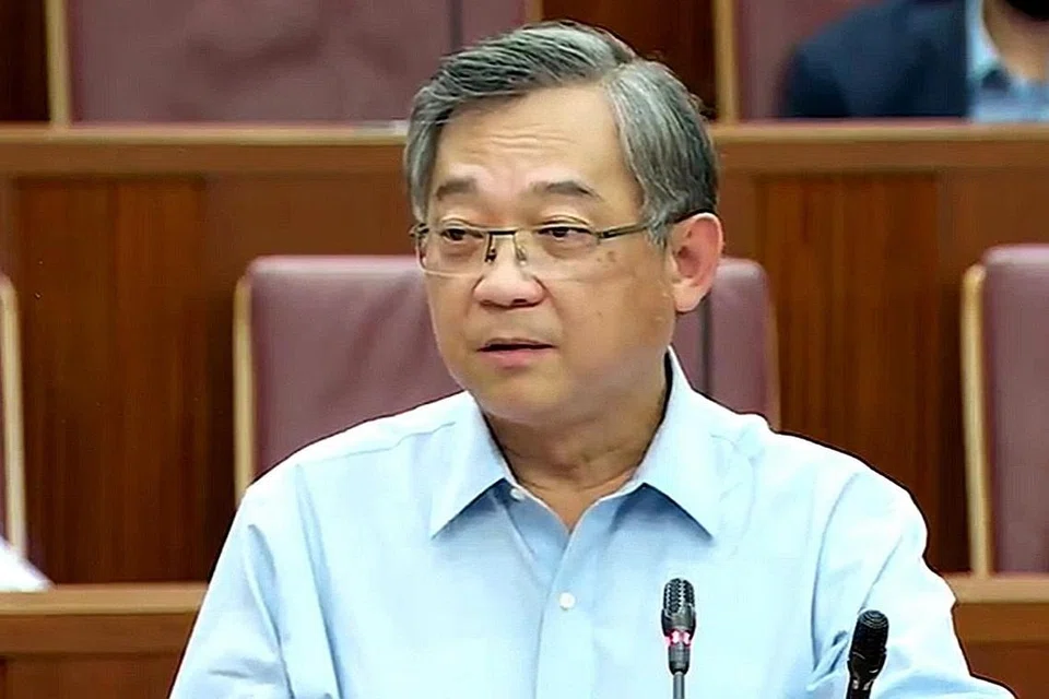 Encik Gan Kim Yong, Menteri Perdagangan dan Perusahaan.