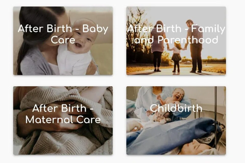 APLIKASI: Tangkap layar dari aplikasi ‘Supportive Parenting App’.