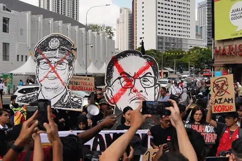 Ketua SPRM, Azam Baki, perhimpunan, KL, Rafili