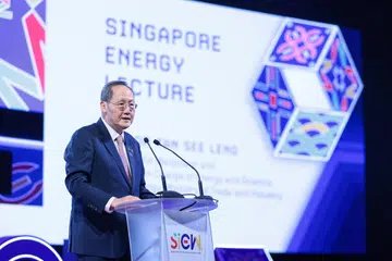 Menteri Bertanggungjawab bagi Tenaga, Sains dan Teknologi merangkap Menteri Tenaga Manusia, Dr Tan See Leng, Minggu Tenaga Antarabangsa Singapura (SIEW)