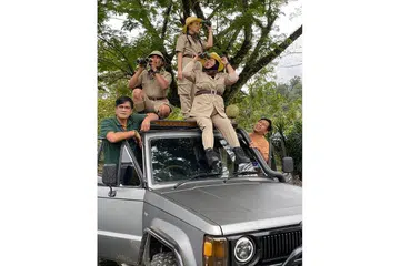 JALAN CERITA UNIK: Kampung Latah Kena Kuarantin, usaha terkini pelbagaikan kandungan Melayu dengan meneroka isu zaman-berzaman melatah, agar terus dapat menarik minat penonton yang lebih terdedah kepada kandungan rencam wadah penstriman. - Foto ASTRO FIRST