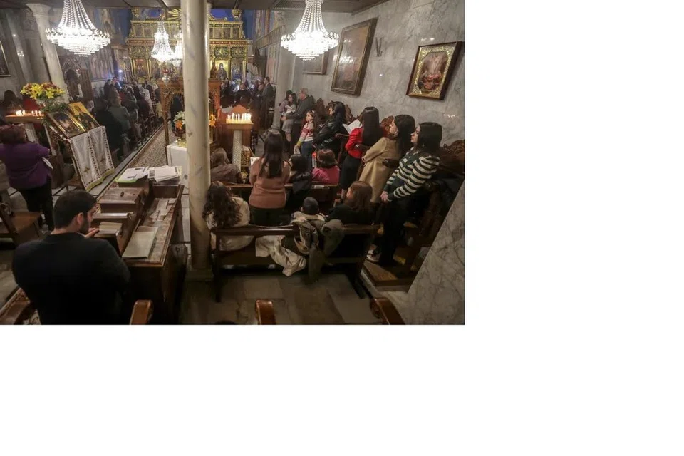 GEREJA ORTODOKS: Sebuah gereja kuno di Gaza, Saint Porphyrius, sediakan perlindungan bagi penduduk Palestin di Gaza yang beragama Kristian dan Islam.
