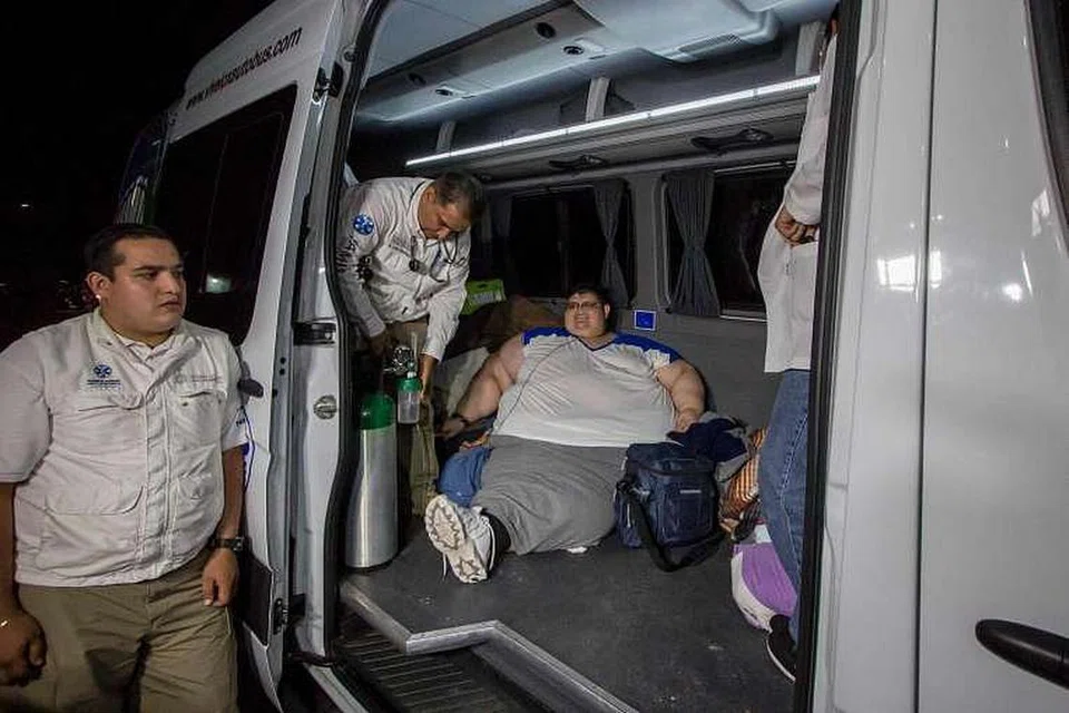  Juan Pedro tiba di hospital. 