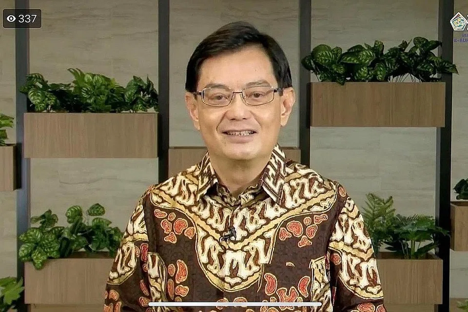 DPM HENG: Ucapkan terima kepada semua Muslim kerana melakukan penyesuaian sukar dalam membendung Covid-19. - Foto TANGKAP LAYAR FACEBOOK VIDEO WISMA GEYLANG SERAI