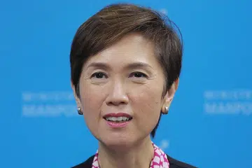 Menteri Perhubungan dan Penerangan dan Menteri Kedua Ehwal Dalam Negeri Josephine Teo.