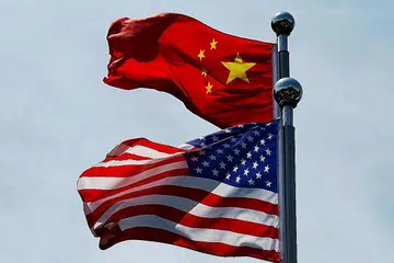 HUBUNGAN TEGANG: Hubungan China dan Amerika agak tegang dengan dua negara besar itu saling mengkritik berkaitan beberapa isu termasuk undang-undang keselamatan negara baru yang dikenakan ke atas Hong Kong dan tuntutan kawasan perairan Laut China Selatan yang dipertikaikan. - Foto REUTERS