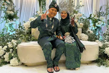 Sebahagiaan daripada ‘duit salam’ Encik Muhammad Syabil Sarwani dan Cik Nur Maisarah Omar, yang baru mengikat tali perkahwinan pada 21 September di The Grassroots’ Club di Ang Mo Kio, diderma kepada badan bantuan kebajikan, Love Aid Singapore, sebagai usaha untuk membantu mereka yang terjejas oleh krisis di Palestin.