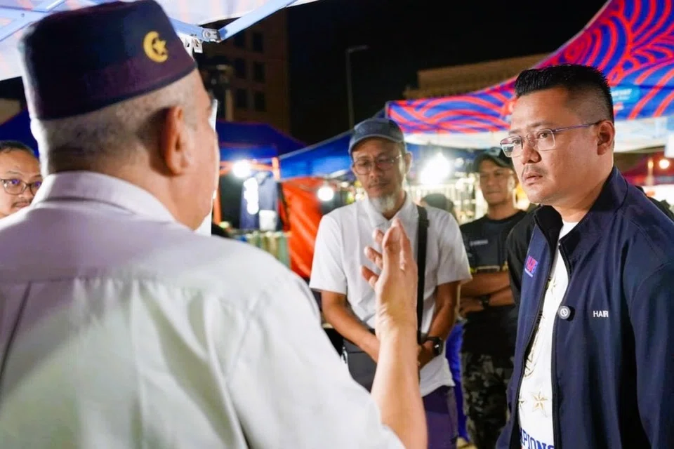 Malaysia, Johor,  Bazar Karat, peniaga