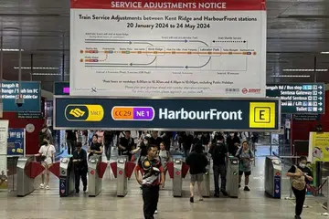 Perkhidmatan biasa antara stesen Kent Ridge dengan HarbourFront akan disambung semula mulai 6 April.
