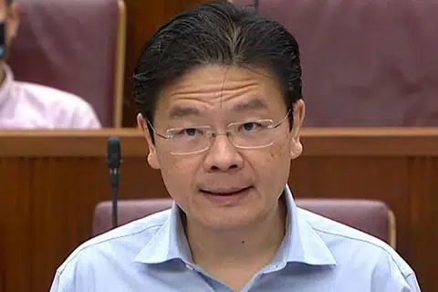 Menteri Lawrence Wong.