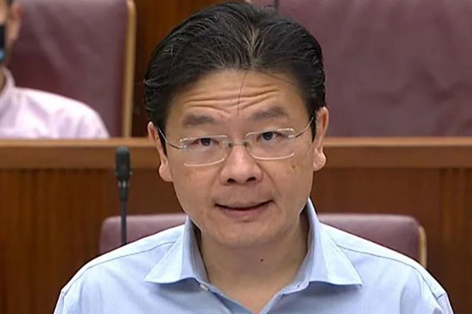 Menteri Lawrence Wong.