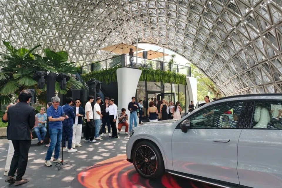 Terletak di SG50 Lattice, Mercedes-Benz Studio merancang untuk menduduki ruang tersebut selama setahun.