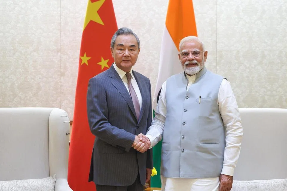wang yi, narendra modi