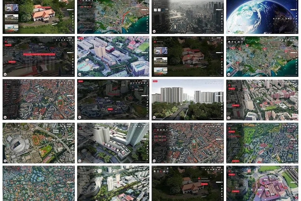TEKNOLOGI CANGGIH: Teknologi Vizzio Technologies membolehkan mereka menghasilkan klon bandar dunia dalam bentuk model 3D hanya dengan menggunakan pengimejan satelit dan AI. - Foto VIZZIO TECHNOLOGIES