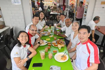 K. Shanmugam, Louis Ng, Carrie Tan, Derrick Goh, Lee Hui Ying, Jackson Lam, Harun Alhabsyi, Goh Hanyan, AP GRC Nee Soon
