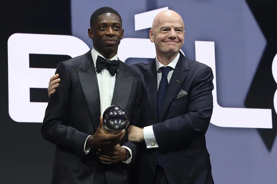 Ousmane Dembele, Gianni Infantino, FIFA