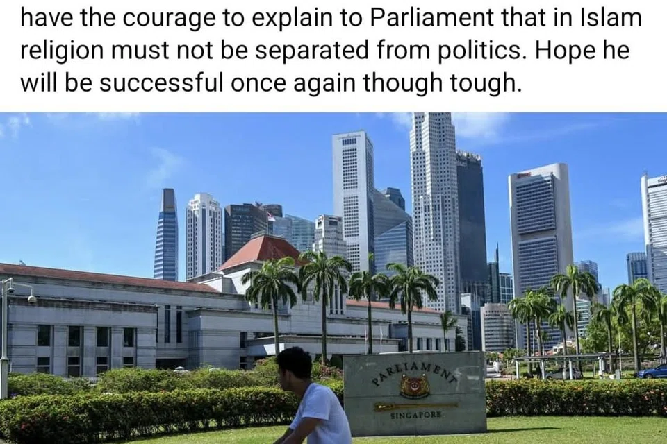 Hantaran yang dimuat naik Bendahari Agung PAS, Encik Iskandar Abdul Samad, mengenai sokongannya terhadap calon Parti Pekerja (WP), Encik Faisal Manap dalam Pilihan Raya Umum 2025.  