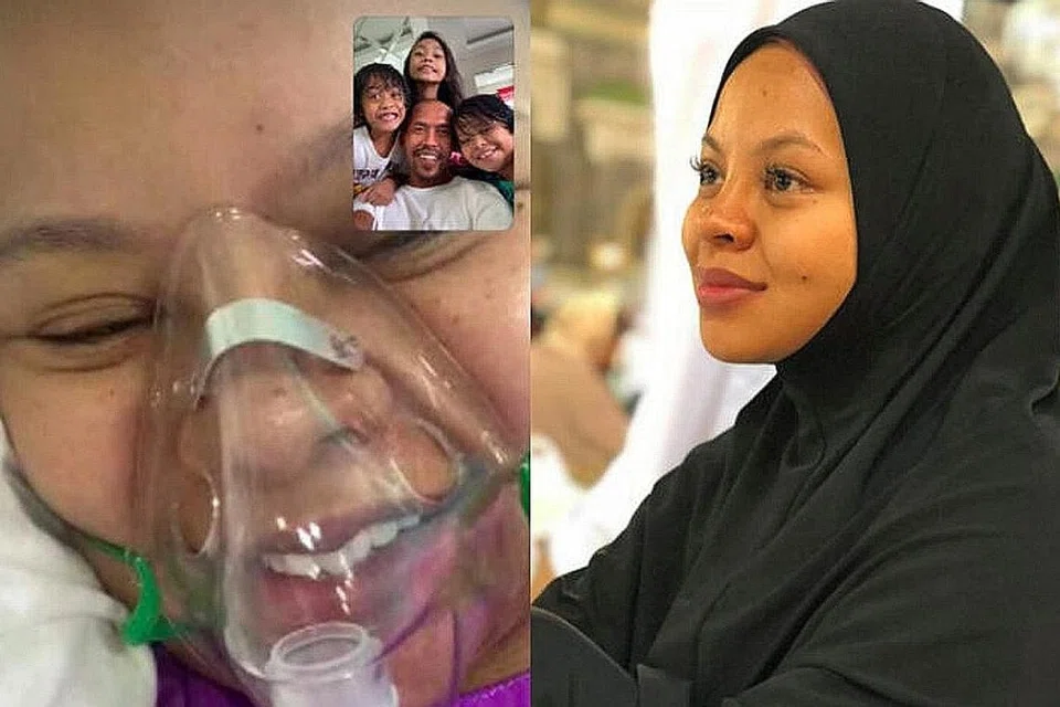 SEMPAT BERBUAL SEBELUM PERGI: Allahyarhamah Siti Sarah sempat menerima panggilan video empat hari sebelum meninggal dunia. - Foto IG SHUIB SEPAHTU