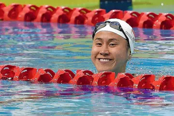 BAKAL BERTANDING: Quah Ting Wen bakal bersaing dalam Olimpik ketiganya di samping adiknya, Quah Zheng Wen, juara Olimpik Joseph Schooling, dan perenang laut terbuka Chantal Liew. - Foto BH oleh DESMOND WEE