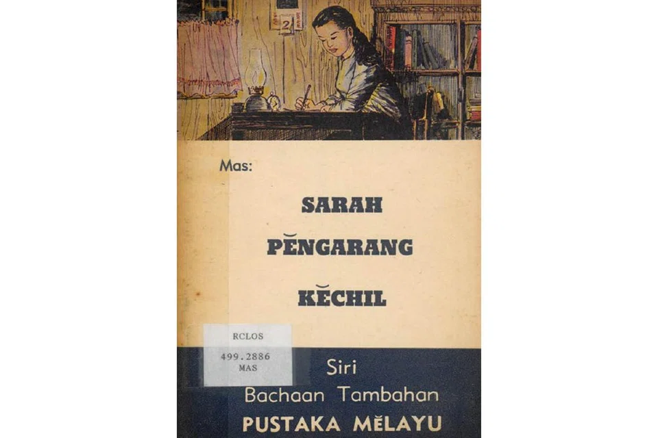 SULUNG: Novelet Sarah Pengarang Kechil (1957) menempatkan Cikgu Ariff sebagai pengarang popular lewat terjemahan Inggeris dan Mandarin.
