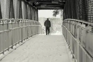 lelaki, tua, pemimpin, titian usia