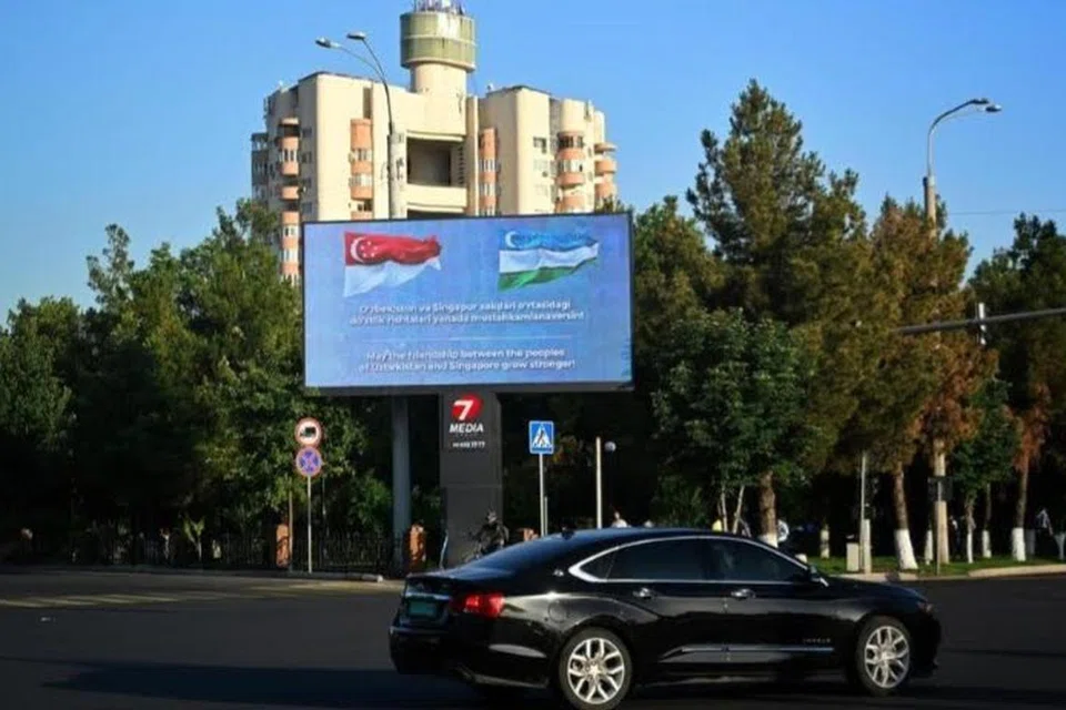 S’pura, Uzbekistan, Asia Tengah, penerbangan 