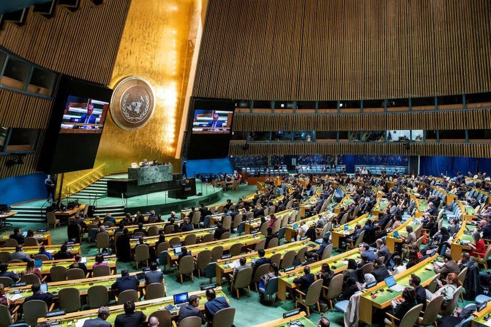 KEAMANAN DIPERLUKAN: Seramai 153 negara mengundi menyokong resolusi Pertubuhan Bangsa-Bangsa Bersatu (PBB) yang menuntut gencatan senjata kemanusiaan segera di Gaza pada 12 Disember. 